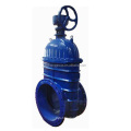 ductile iron large size gear operated non rising stem resilient gate valve